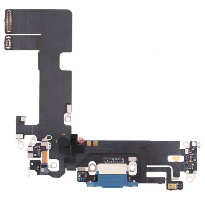 UTGATT1 - iPhone 13 Laddkontakt med Flex - Blå