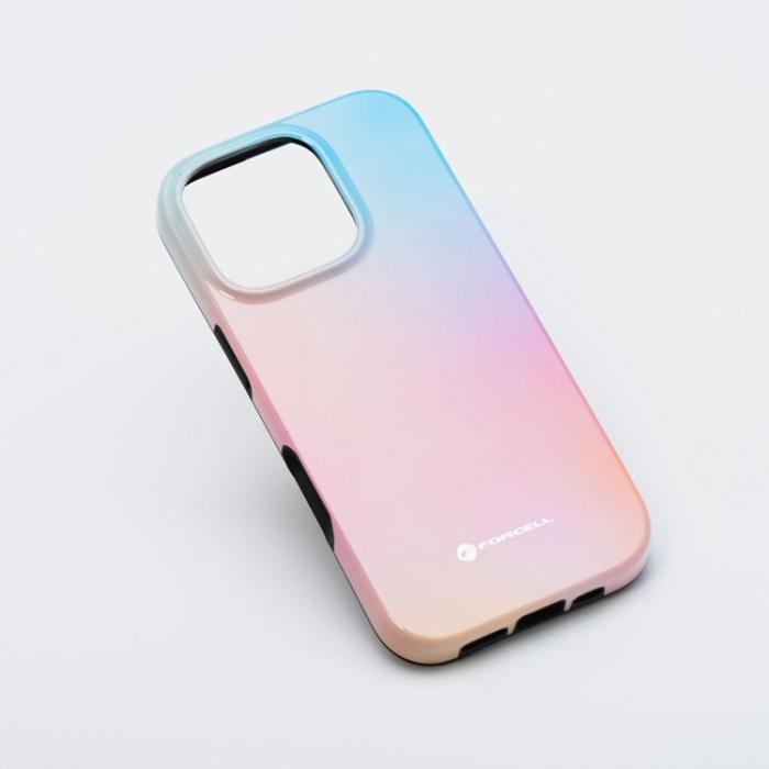Forcell - Forcell iPhone 16 Mobilskal MagSafe Mirage - Rosa Blå