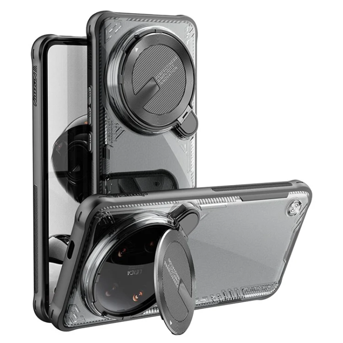 Nillkin - Nillkin Xiaomi 14 Ultra Mobilskal Iceblade Prop Kickstand - Svart