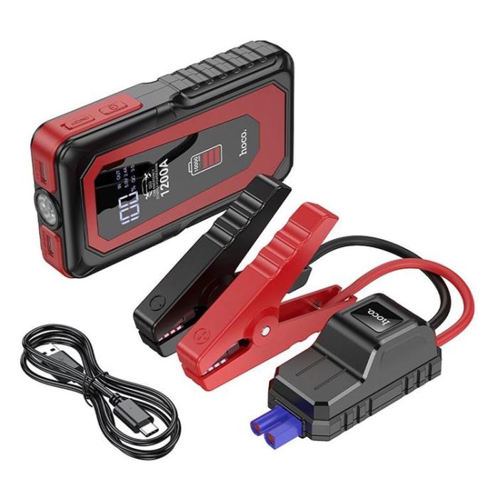 Hoco - Hoco Starthjälp Powerbank 10000 mAh 18W QS3 - Svart