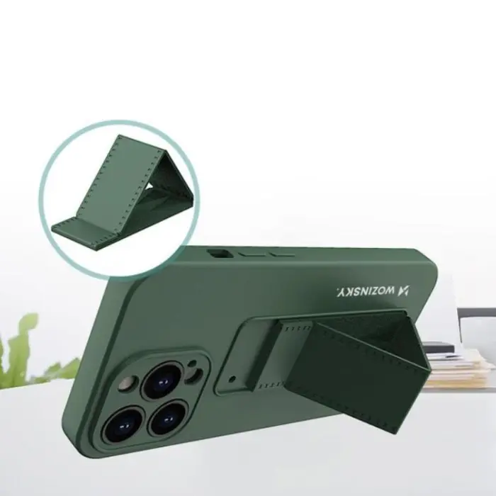Wozinsky - Wozinsky iPhone 13 Pro Skal med Kickstand - Grå
