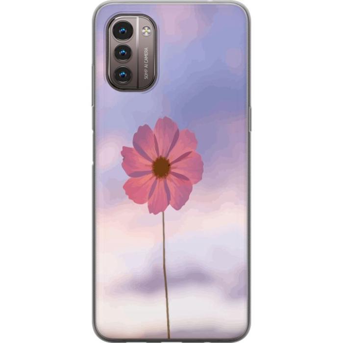 iSecrets - Mobilskal till Nokia G21 med Rosa blomma