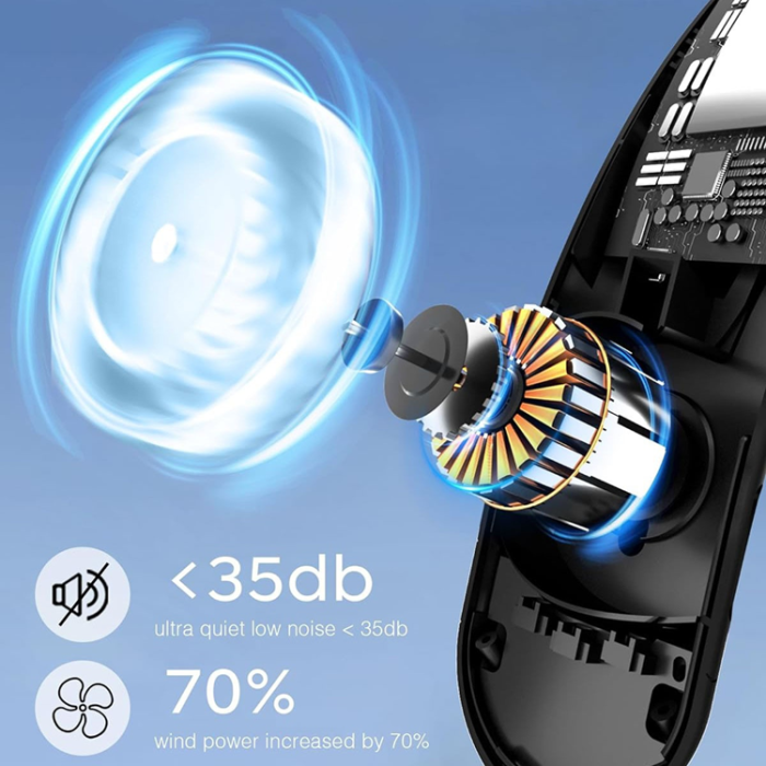 OEM - Halsfläkt S8 4000mAH Quad-Core Turbine - Vit