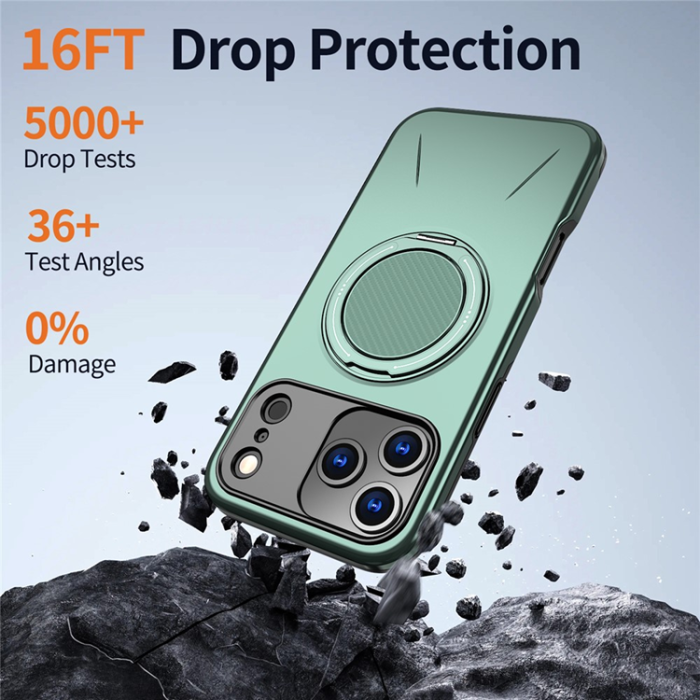 A-One Brand - iPhone 17 Pro Max Mobilskal MagSafe Rotating Kickstand