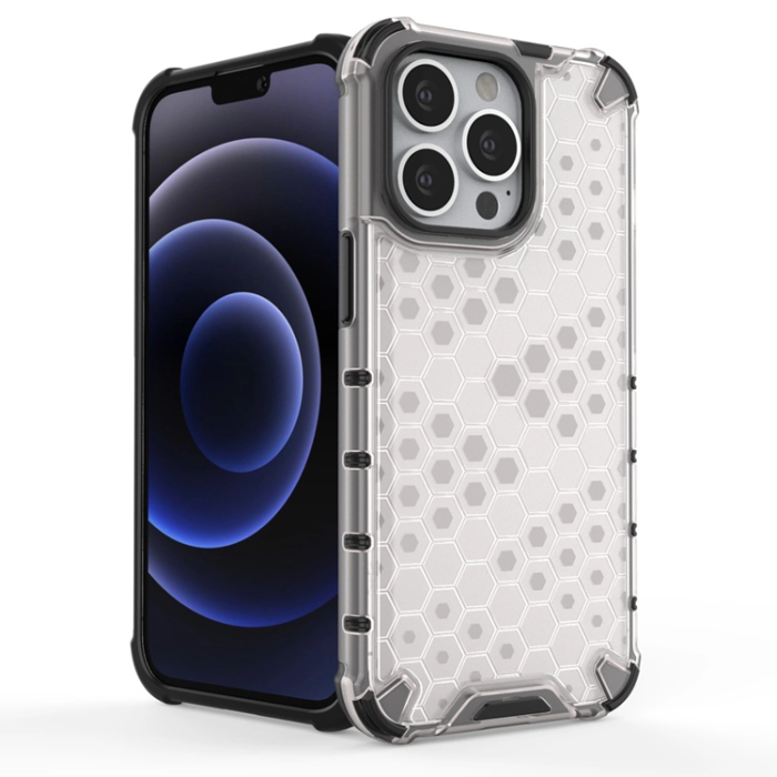 OEM - iPhone 13 Pro Mobilskal Honeycomb Armor - Svart