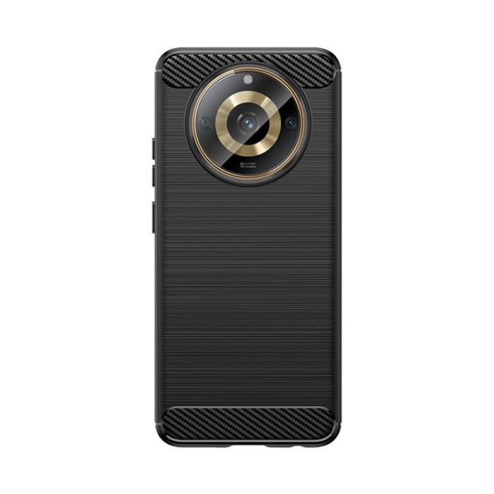 OEM - Realme 11 Mobilskal Carbon Flexible - Svart