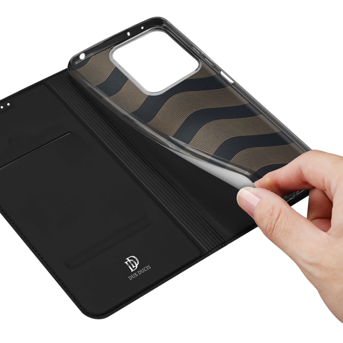 Dux Ducis - Dux Ducis Xiaomi Redmi Note 13 5G Plånboksfodral Skin Pro - Svart