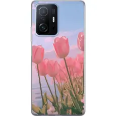 Gustaf - Mobilskal till Xiaomi 11T med Rosa Tulpaner