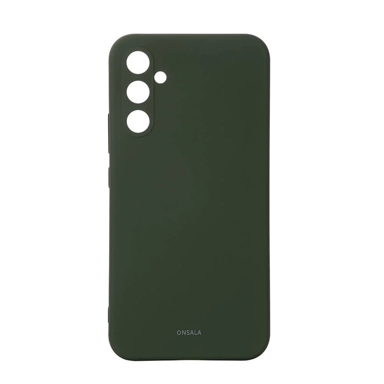 Onsala Galaxy A35 5G Mobilskal Silikonkänsla - Olivgrön | 2353 | AlltMobil