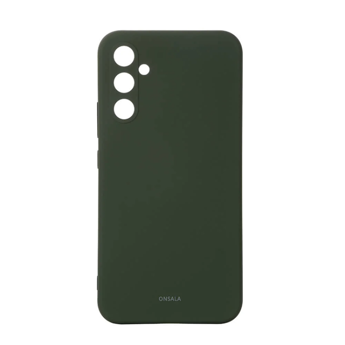 Onsala - Onsala Galaxy A35 5G Mobilskal Silikonkänsla - Olivgrön