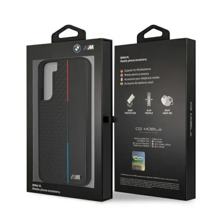 BMW - BMW M Collection Triangles Skal Galaxy S22 Plus - Svart