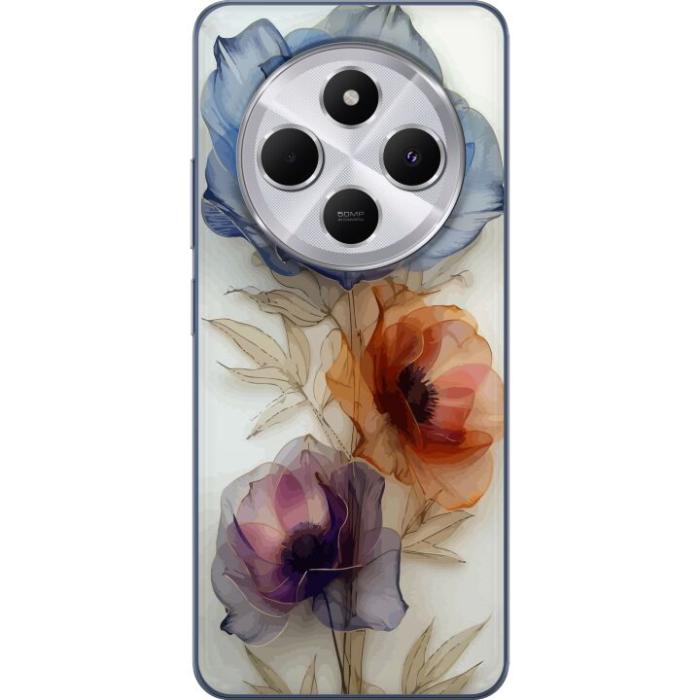 iSecrets - Mobilskal till Xiaomi Redmi 14C med Silkesblommor