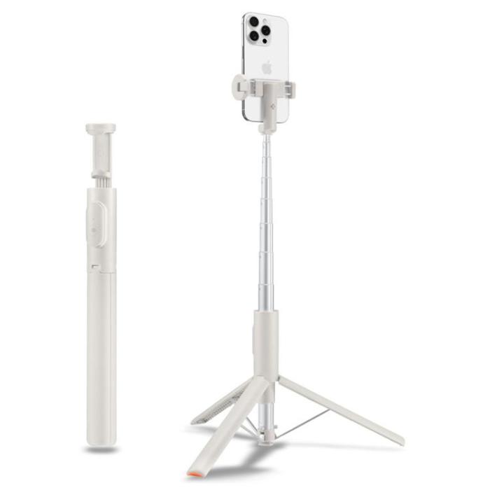 Spigen - Spigen Selfiestick Tripod Bluetooth S541W - Vit