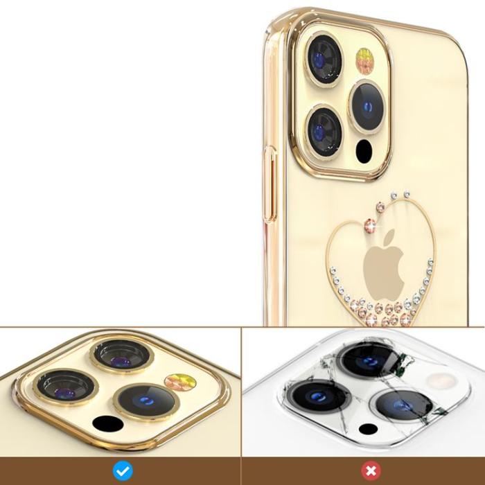UTGATT5 - Kingxbar Wish Series Skal iPhone 13 Pro - Guld