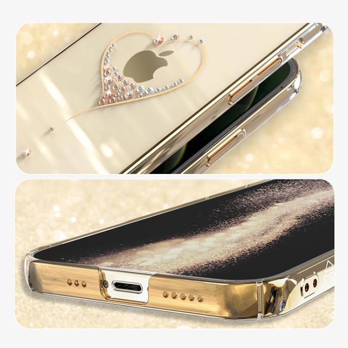 UTGATT5 - Kingxbar Wish Series Skal iPhone 13 Pro - Guld