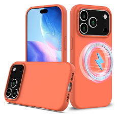 A-One Brand - iPhone 17 Pro Mobilskal MagSafe Silikon Anti-Drop - Orange