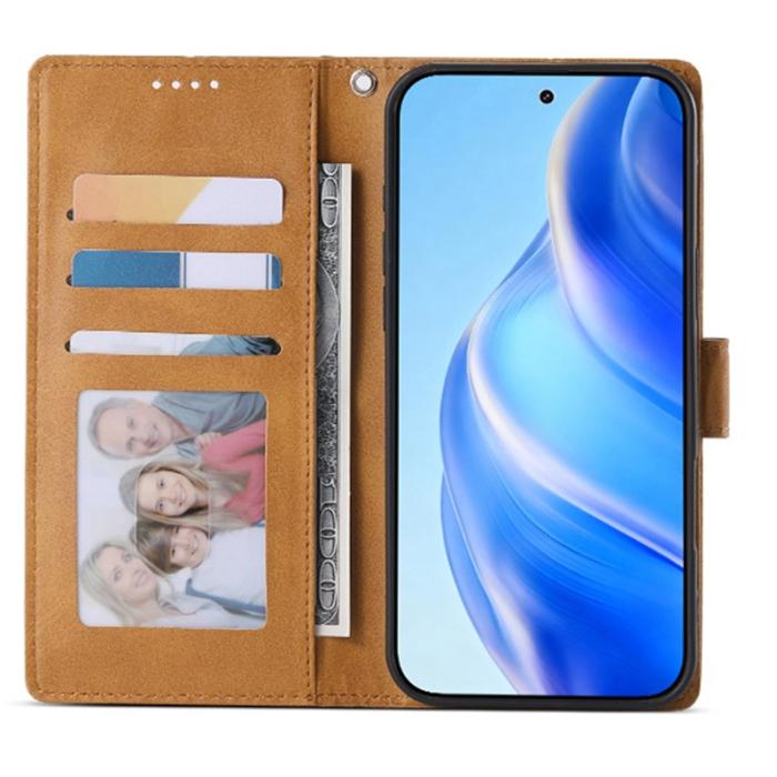 OEM - Samsung Galaxy S26 Fodral Ställ PU Läder Flip - Gul