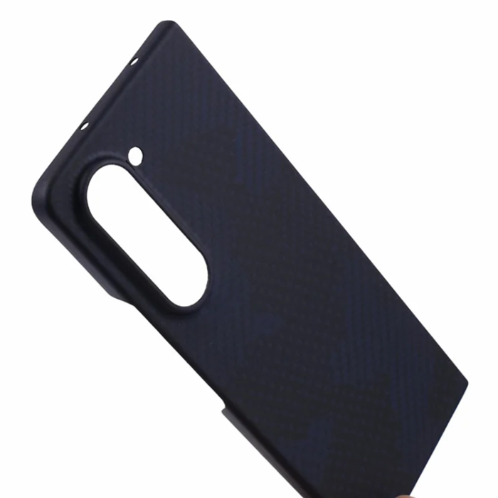 A-One Brand - Galaxy Z Fold 5 5G Mobilskal Aramid Fiber 1500D - Camouflage Blå