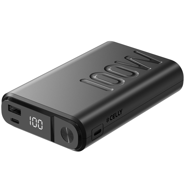 Celly PowerBank 20000 mAh 100W PD - Svart | 505295 | AlltMobil