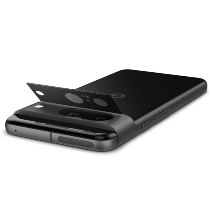 UTGATT - Spigen Google Pixel 8 Kameralinsskydd i Härdat Glas EZ Fit