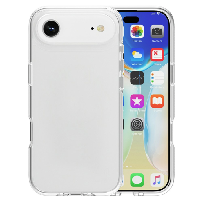 AMORUS - AMORUS iPhone Air Mobilskal Shockproof - Clear Vit