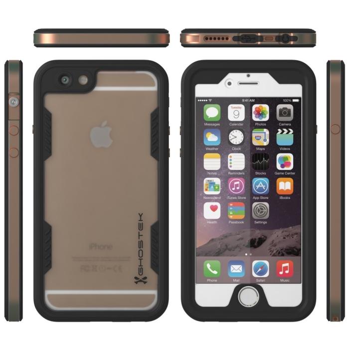 UTGATT5 - Ghostek Atmoic 2.0 Vattentätt Skal till Apple iPhone 6 (S) Plus - Gold