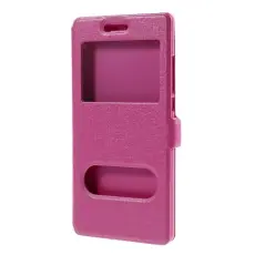 OEM - Fönsterfodral till Huawei Ascend P8 - Rosa