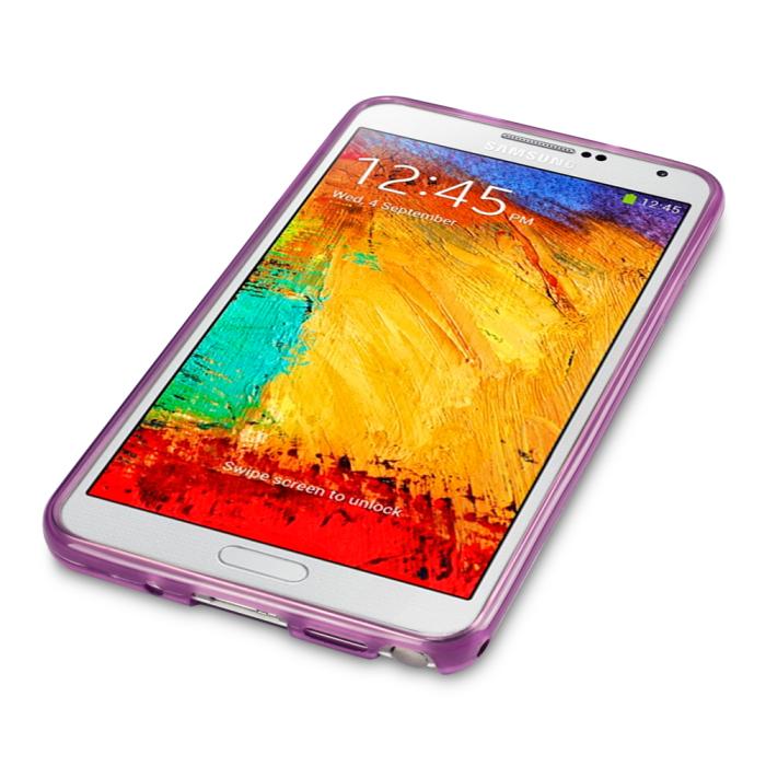 UTGATT4 - FlexiCase Skal till Samsung Galaxy Note 3 N9000 (Lila)