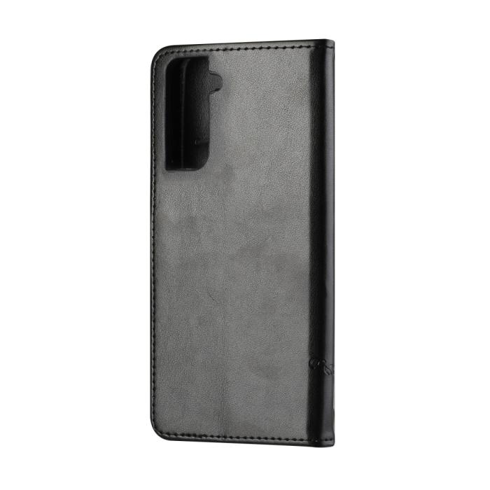 A-One Brand - Imprint Butterfly Plånboksfodral till Galaxy S21 - Svart