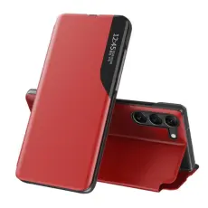 OEM - Galaxy S23 Plus Fodral Eco-Leather View - R&ouml;d
