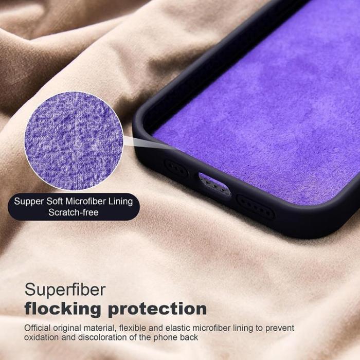 OEM - iPhone 15 Plus Mobilskal Magsafe Liquid Silikon - Lila