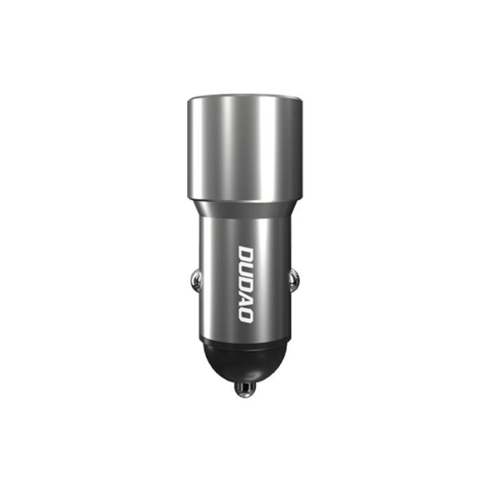 Dudao - Dudao Billaddare USB/USB-C snabb laddning 22,5 W Grå