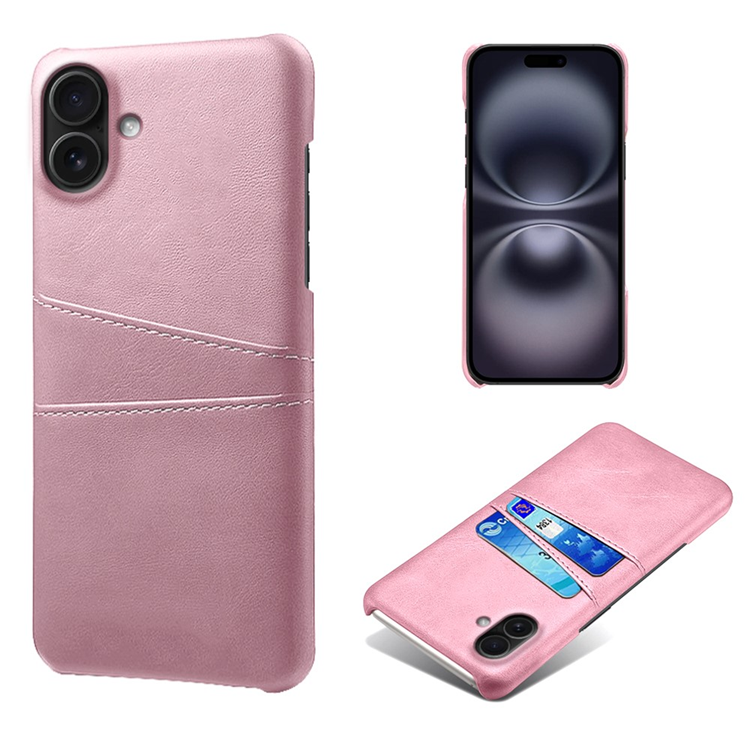 iPhone 17 Mobilskal Korthållare Dual - Roséguld | 2353 | AlltMobil