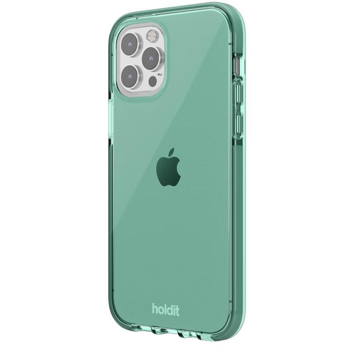 UTGATT5 - Holdit Seethru Skal iPhone 12 Mini - Moss Grön