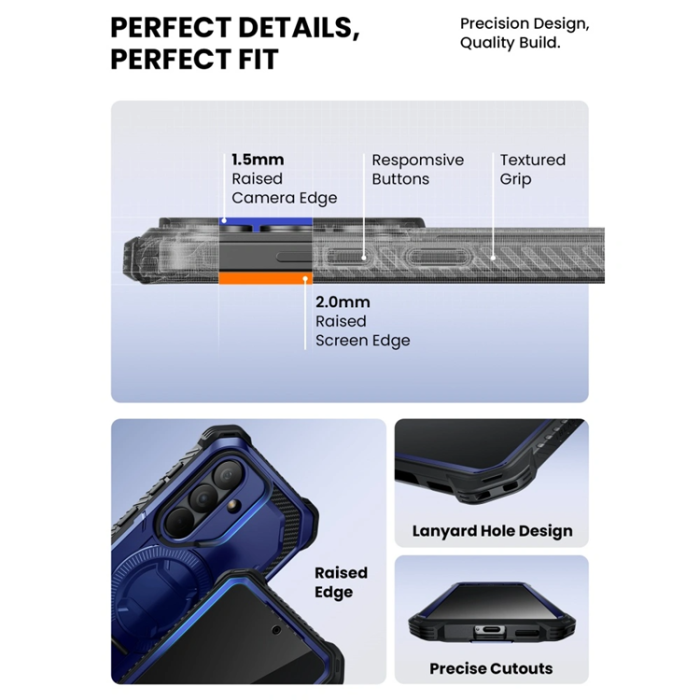SupCase - SupCase Mobilskal För Galaxy S26 Magsafe IBLSN Armorbox - Cobalt