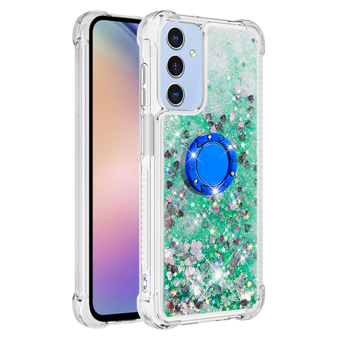 A-One Brand - Galaxy A17/A26 Mobilskal Kickstand Quicksand TPU - Grön