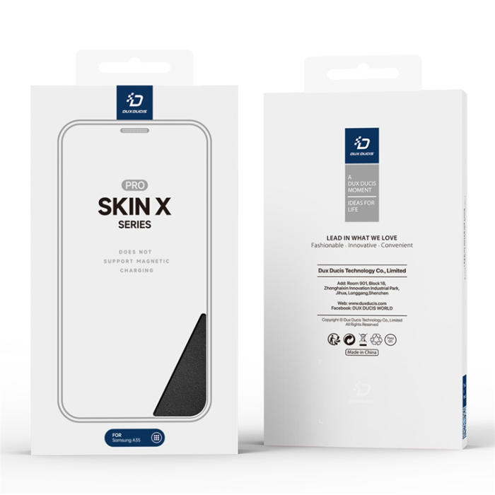 Dux Ducis - Dux Ducis Galaxy A35 5G Plånboksfodral Skin X Pro - Svart