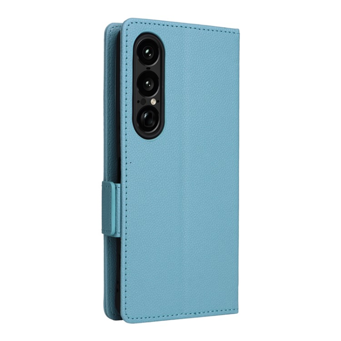 A-One Brand - Sony Xperia 1 VII Plånboksfodral Litchi Texture Med Rem