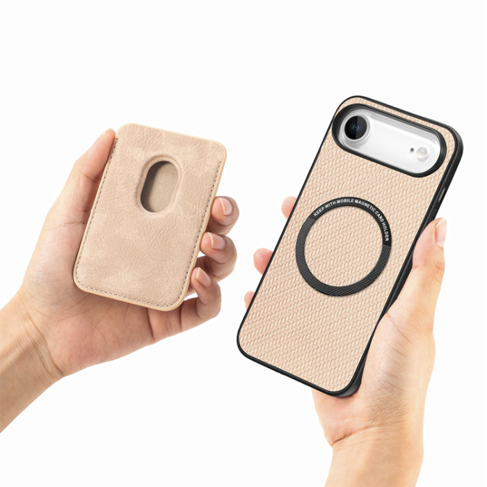 A-One Brand - iPhone Air Mobilskal Detachable Korthållare - Khaki