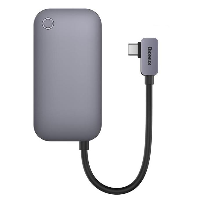 BASEUS - Baseus 6in1 Universal HUB USB-C - Mörk Grå