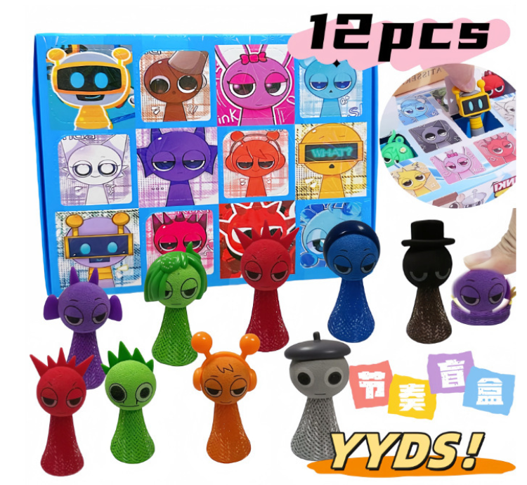 Figur Adventskalender 2025 – 12 Roliga Karaktärer för Barn | 2353 | AlltMobil