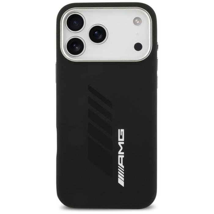 Mercedes - AMG iPhone 17 Pro Max Mobilskal MagSafe Silikon Oversize Rhombs - Svart