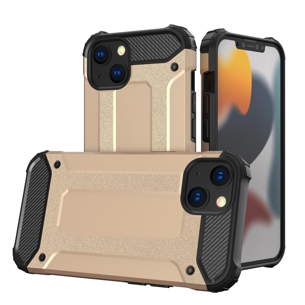 Hybrid Armor Tough Rugged Skal iPhone 13 - Guld | 2353 | AlltMobil