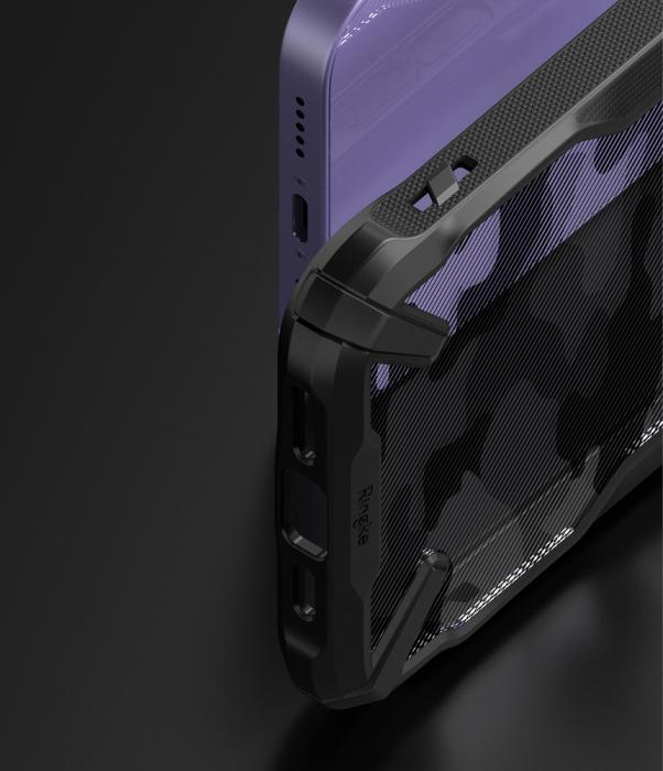 UTGATT5 - Ringke Fusion X Design PC Skal iPhone 13 - Svart