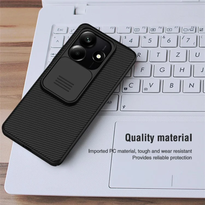 Nillkin - Nillkin Xiaomi Redmi Note 14 5G Mobilskal Camshield - Blå