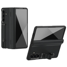 A-One Brand - Galaxy Z Fold 7 Mobilskal Kickstand Hard PC Anti-Drop - Svart