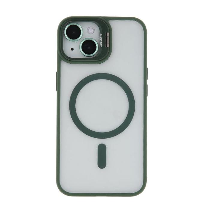 OEM - iPhone 16 Plus Mobilskal MagSafe Extra Lens - Mörkgrön