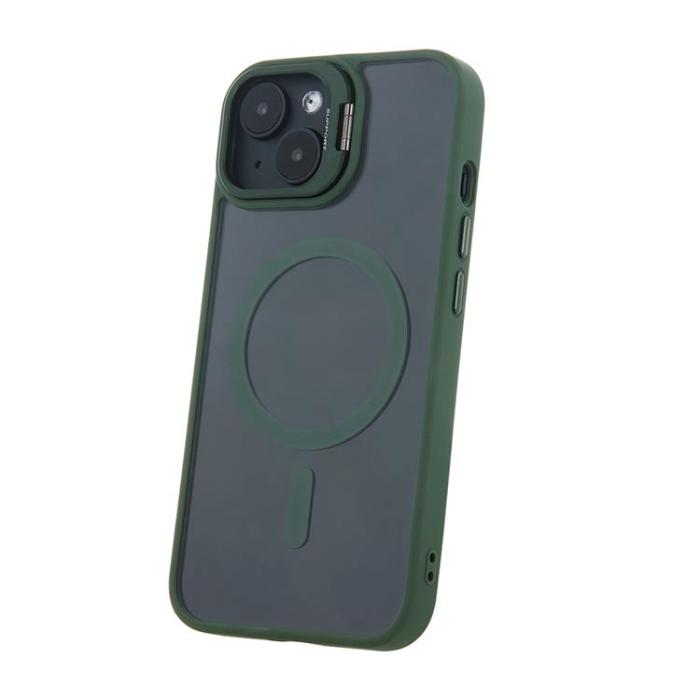 OEM - iPhone 16 Plus Mobilskal MagSafe Extra Lens - Mörkgrön