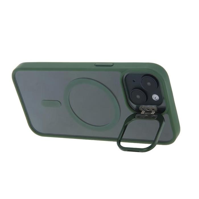 OEM - iPhone 16 Plus Mobilskal MagSafe Extra Lens - Mörkgrön