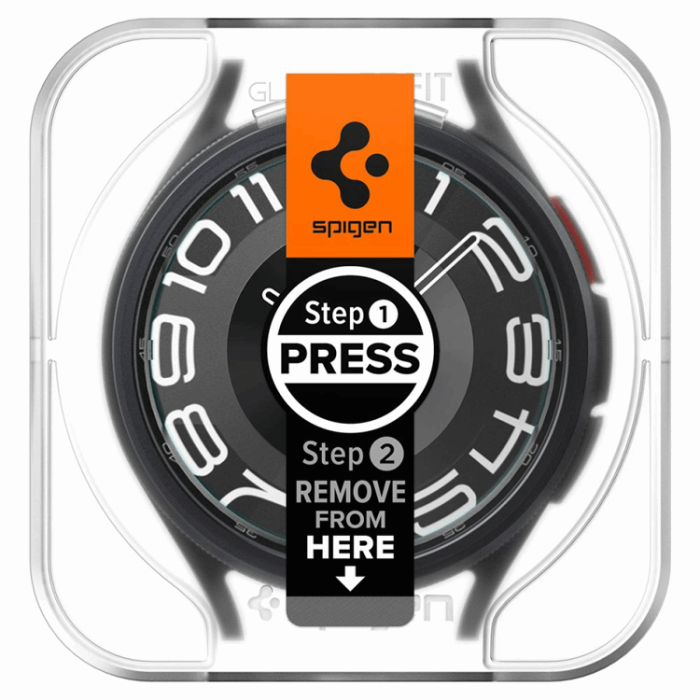 Spigen - Spigen Galaxy Watch 6 (43mm) Classic Härdat Glas Skärmskydd